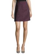 Herringbone Tweed A-line