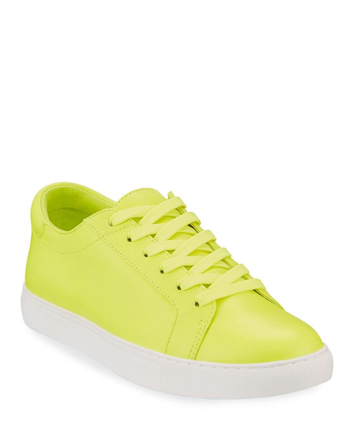 Kam Neon Leather Low-top