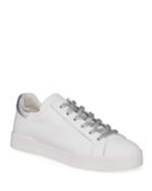 Tyler Metallic Lace Low-top Leather