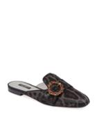 Jeweled Leopard-print