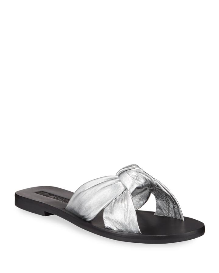 Paradise Knotted Metallic Leather