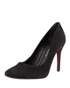 Sheila Nubuck High Pump, Black