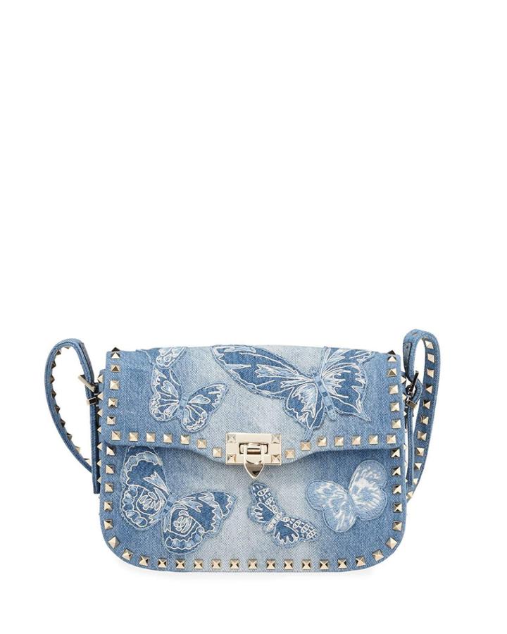 Butterfly Denim Rockstud