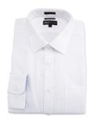Classic-fit Regular-finish Check-textured Dress