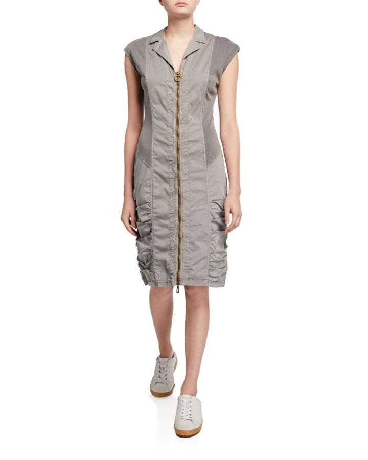 The Hybrid Side Ruched Dress