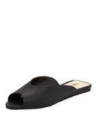 Swizz Leather Flat
