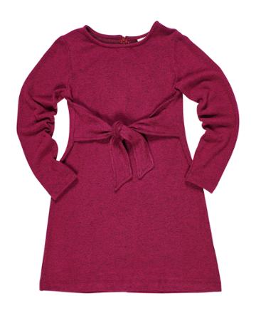 Heather Knit Tie Front Dress,