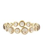 Rock Candy Lollipop 18k Gold Bangle Bracelet In