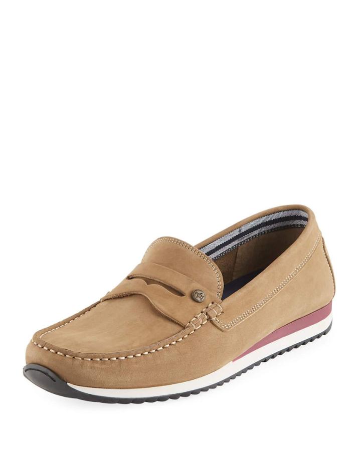 Men's Adrian Striped Slip-on Penny