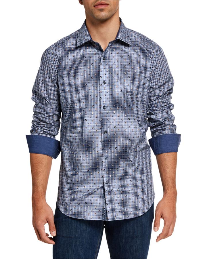 Men's Shaped-fit Over-print
