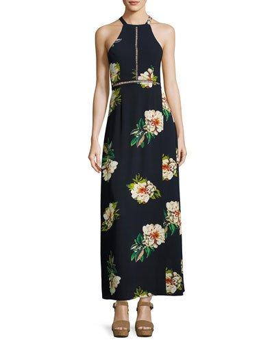 Uptown Girl Floral-print Maxi Dress,