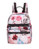 Monroe Floral Nylon Backpack