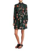Vintage Floral Fit-&-flare Dress