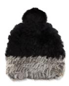 Rabbit Fur Beanie