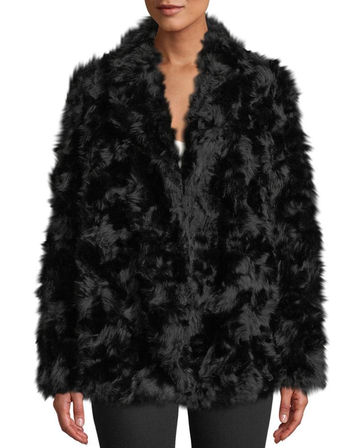 Clairene Jackson Faux-fur Jacket