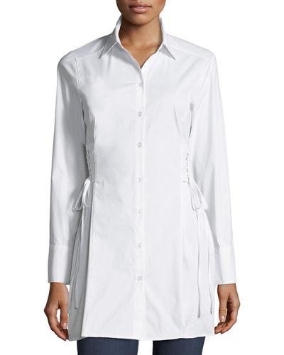 Corset-side Button-front Tunic