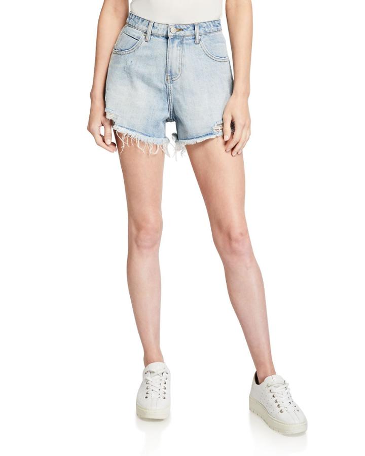 Arien High Waist Cutoff Denim