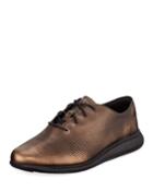 2.zerogrand Laser Wingtip Leather Oxford, Black