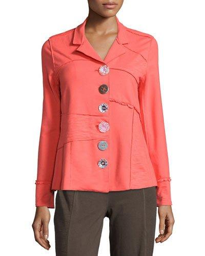 Cultural Ruffled Blazer