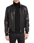 Icon Leather Biker Blouson Jacket