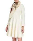 Floral Print Cashmere-silk