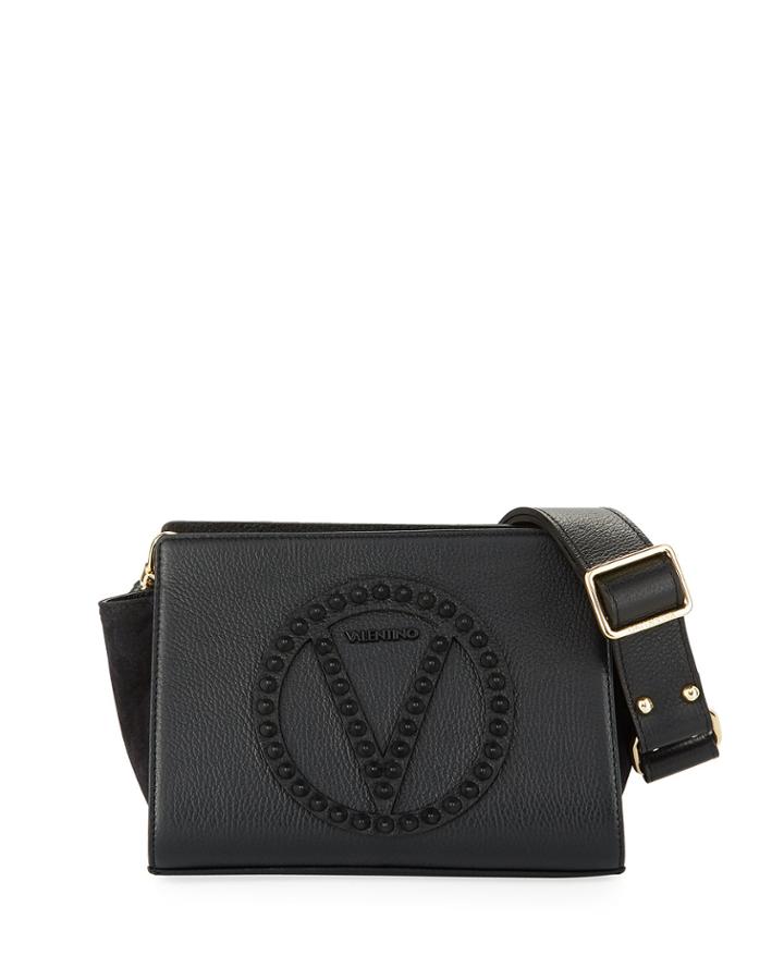 Kiki Rock Dollaro Leather Crossbody Bag