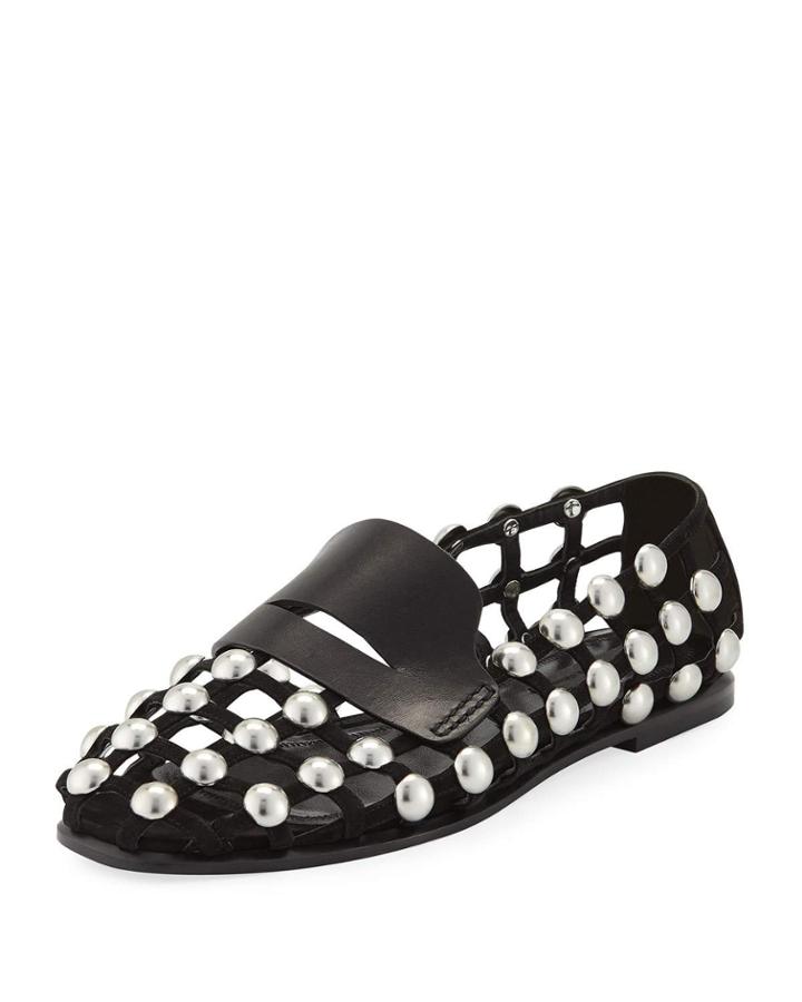 Sam Studded Suede Cage
