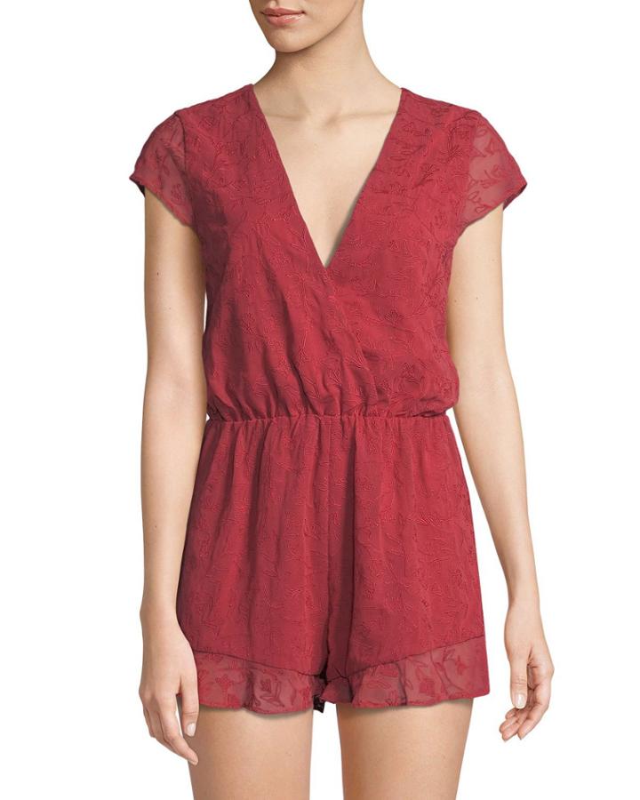 Hey Babe Lace-back Romper