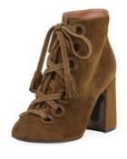 Paddle Suede Lace-up