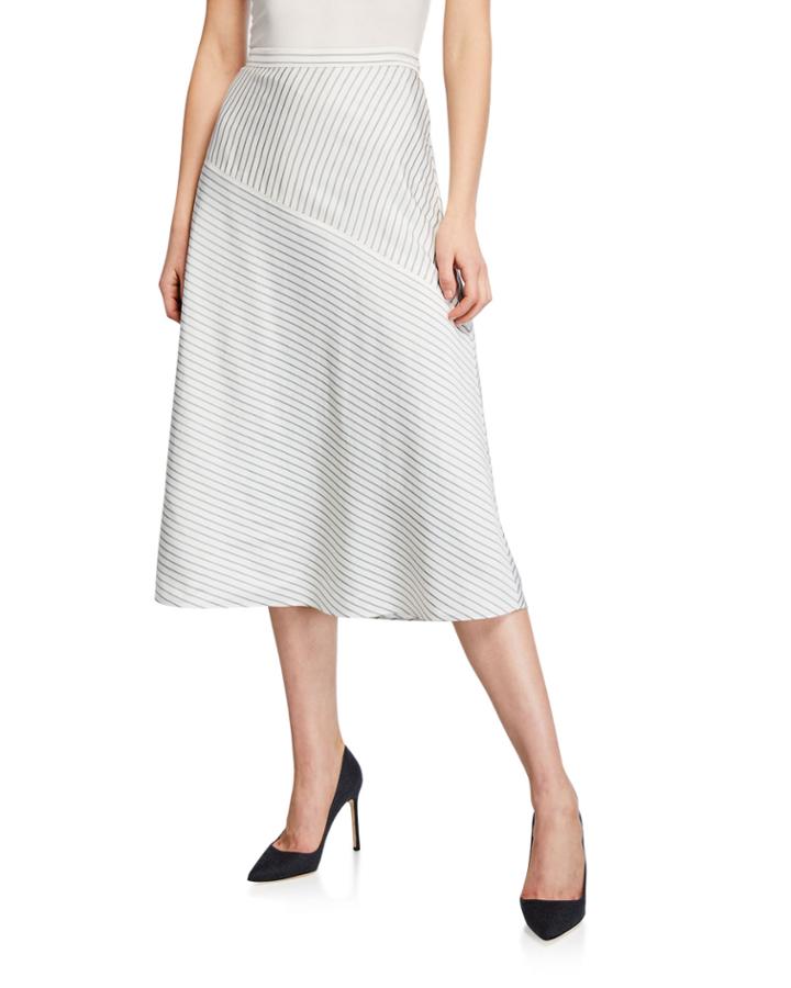 Striped Diagonal-seam Twill
