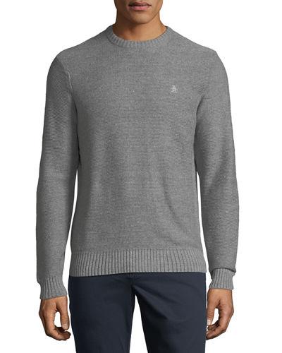 Ribbed-knit Cotton