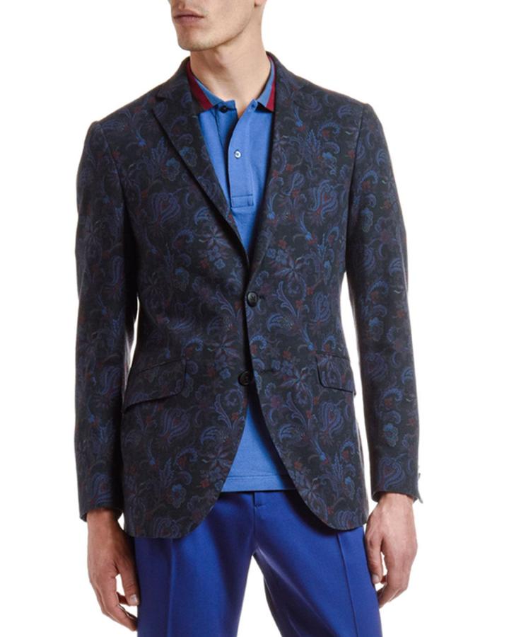 Men's Cotton/wool Paisley