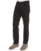 Kane Five-pocket Twill Jeans, Black