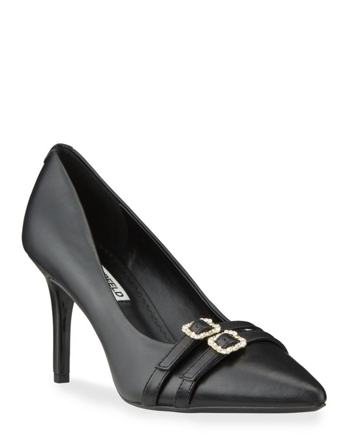 Radella Leather Buckle Pumps
