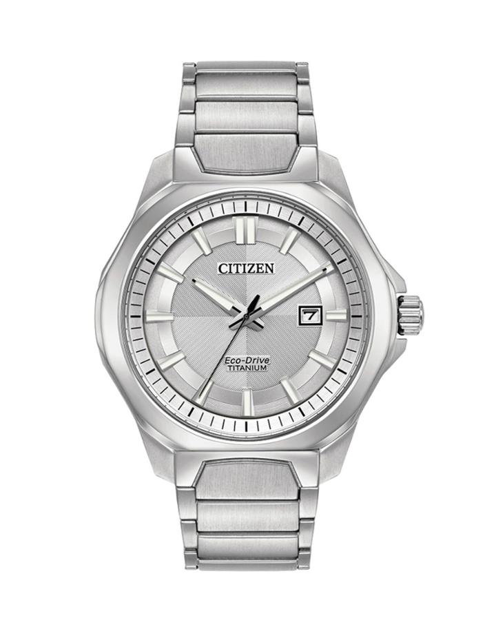 Men's 44mm Titanium Watch With Bracelet