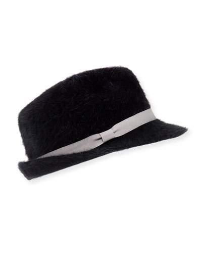 Angora Rabbit Fur Fedora