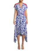 Floral Twist-front Asymmetrical