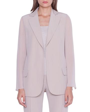 Alea Chiffon-sleeve Open Jacket