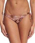 Mother Earth Boa Printed Tie-side Swim Bikini Bottom