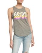 Sleeveless Ac/dc Faded