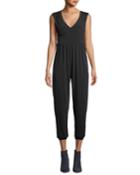 Stretch Jersey Sleeveless Jumpsuit