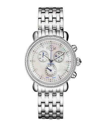 37mm Marsala Chronograph Bracelet Watch,