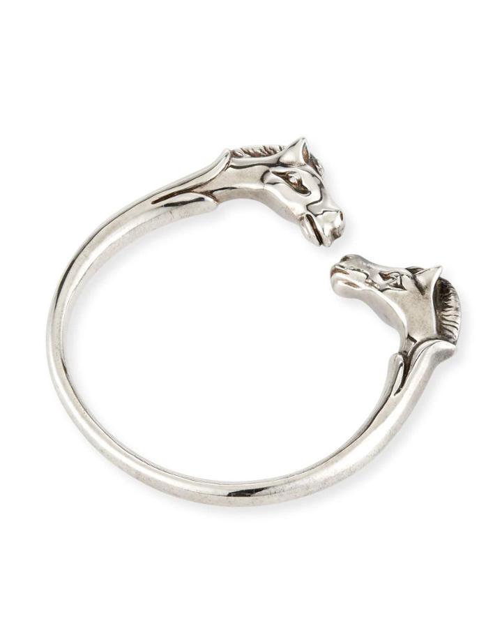 Estate Double Horse-head Bracelet
