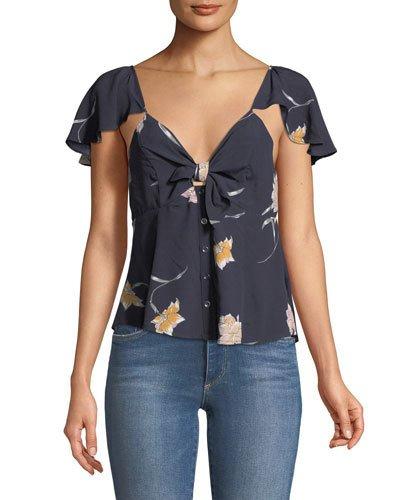 Tie-front Flutter