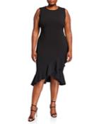 Plus Size High-low Ruffle