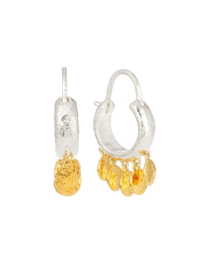 Lush 5-flake Hoop-drop Earrings