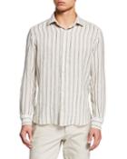 Men's Barre Washed Textured Stripe Dress