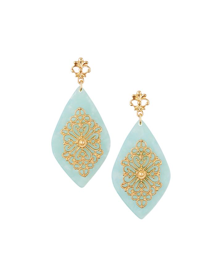 Filigree Drop Earrings,