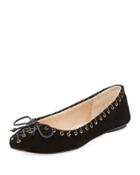 Lebois Suede Ballerina Flat