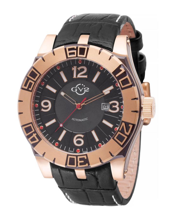 Men's Automatic-self-wind La Luna Black Leather